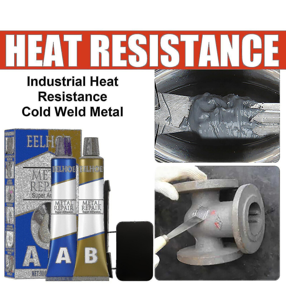 (Casting Glue Cast Iron Sealant, Defect Repair Casting Glue - Waterproof) Casting Glue Cast Iron Sealant, Defect Repair Casting Glue - Waterproof