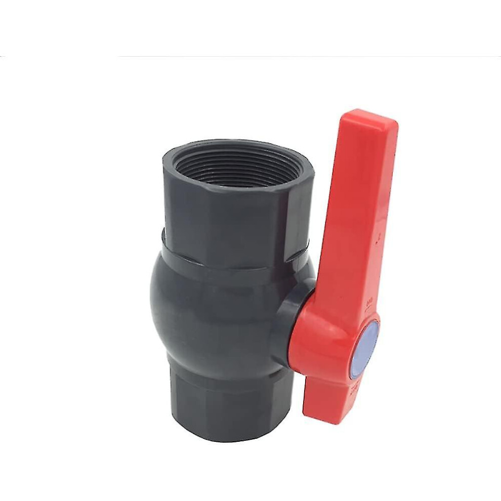 PVC Water Supply Valve U Compact Female Threaded Two Way Ball Valve for Control(DN32 40mm) - q37