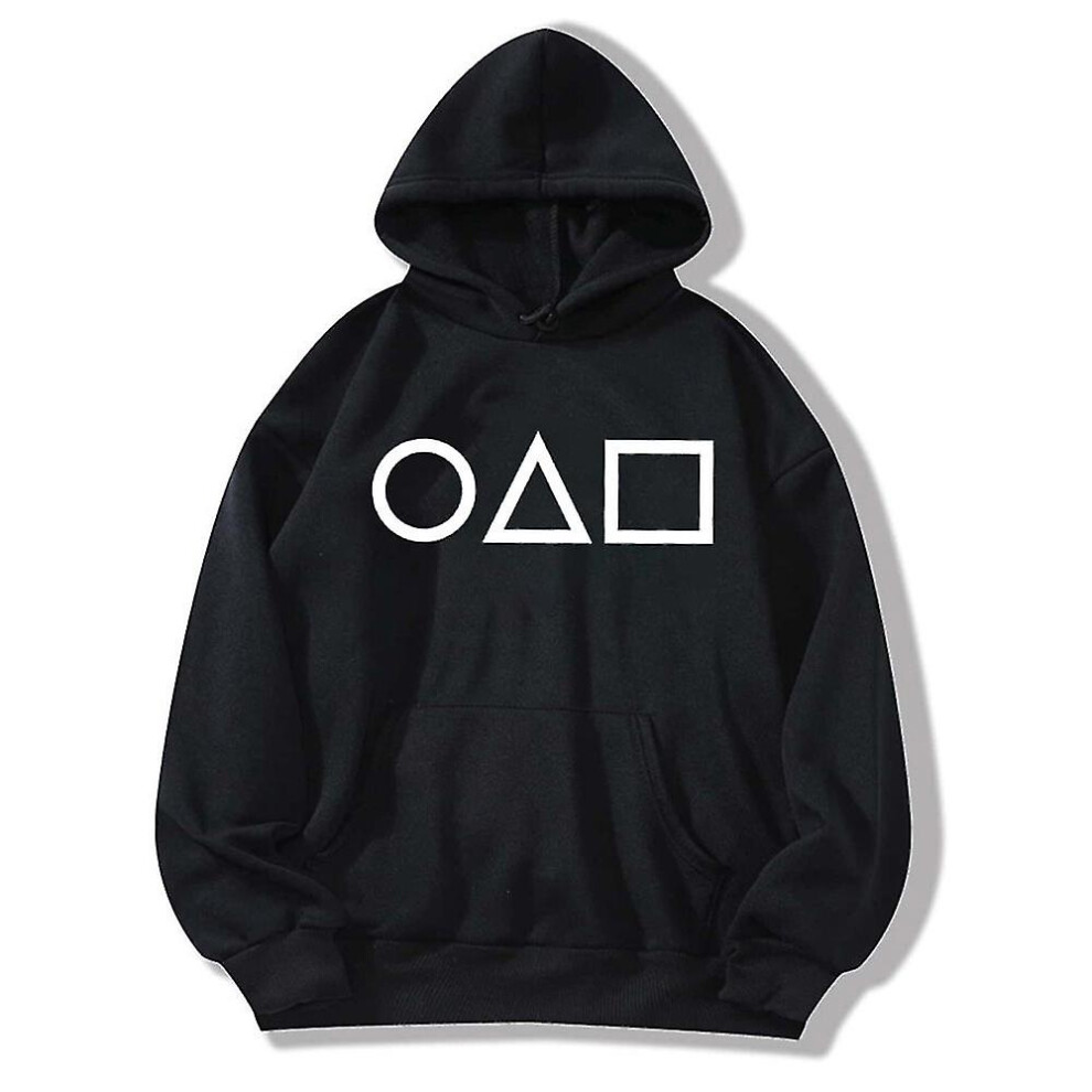 (S) Unisex Squid Game Inspired Hoodie Sweatshirt Pullover Hooded Tops