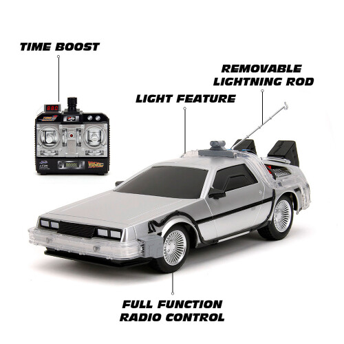 Jada Jada Back To The Future Time Machine 1:16 RC Car 1