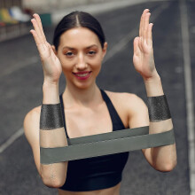 (black) 3pcs Athletic Pre Wrap Tape For Sports Pre-wrap Athletic Tape 2.75 Inch By 30 Yards