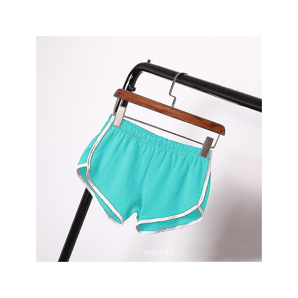 Sports Shorts Women's Home Casual Solid Color Fashion Yoga Beach Pants Candy Color Hot Pants -xx