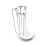 Stainless Steel Barbecue Skewers With Rack Grilling Needle And Holder Set Reusable Barbecue Tools 5