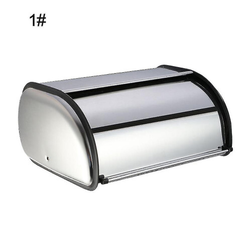 Home Hotel Kitchen Large Stainless Steel Bread Storage Container Holder Box