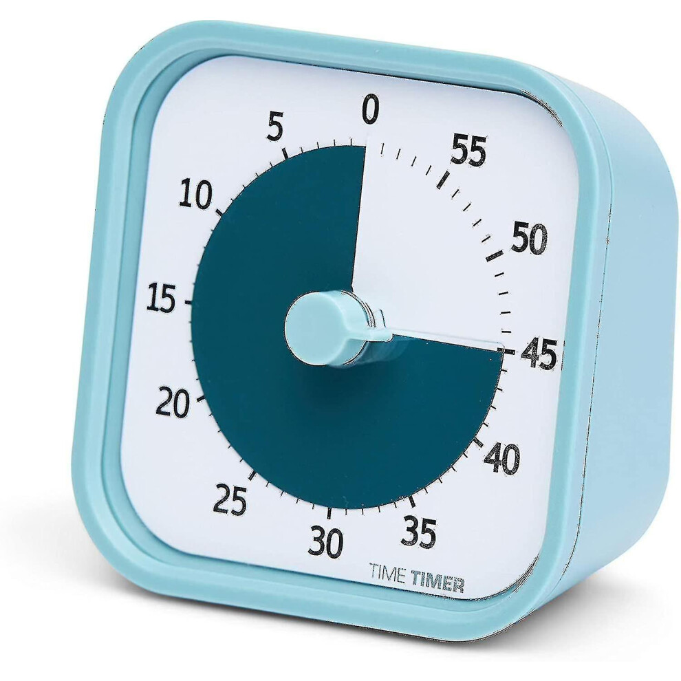 Time Timer Home 60 Minute Kids Visual Timer Home Edition For Homeschool Supplies Study Tool, Timer For Kids Desk, Office Desk And Meetings With Si
