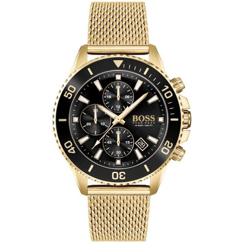 Hugo Boss Gold Men's Watch Chronograph Admiral 1513906 Gold,Not,Specified