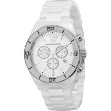 Emporio Armani AR1424 White Ceramica Men's Watch