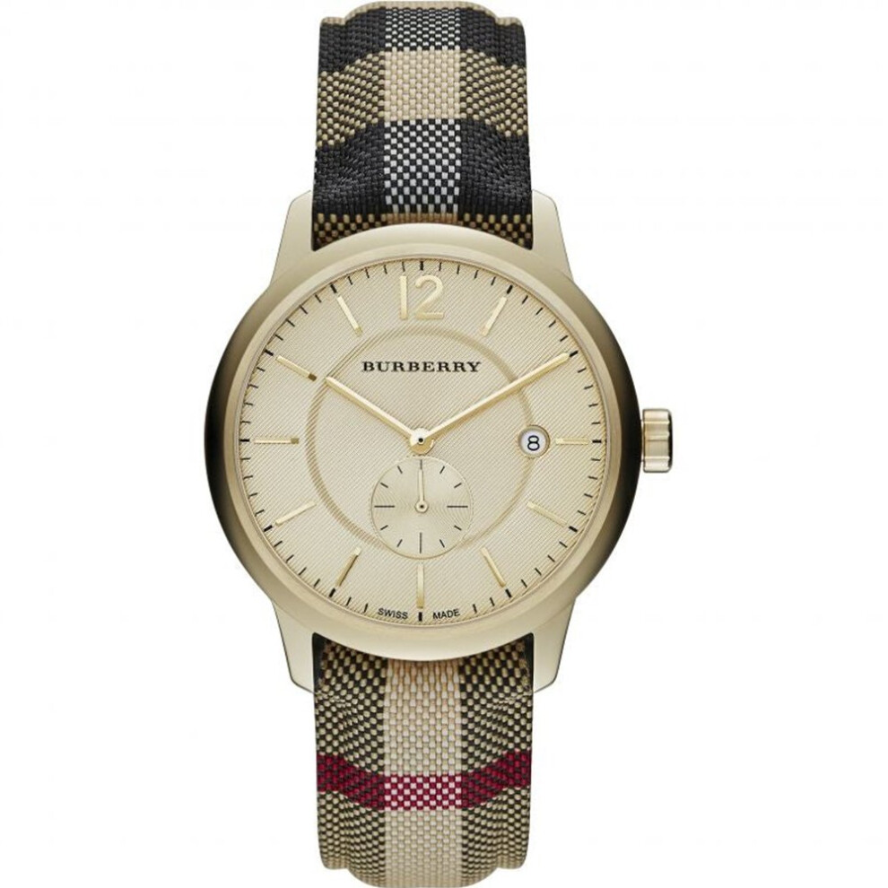 Burberry BU10001 Montre homme The Classic Horseferry Gold