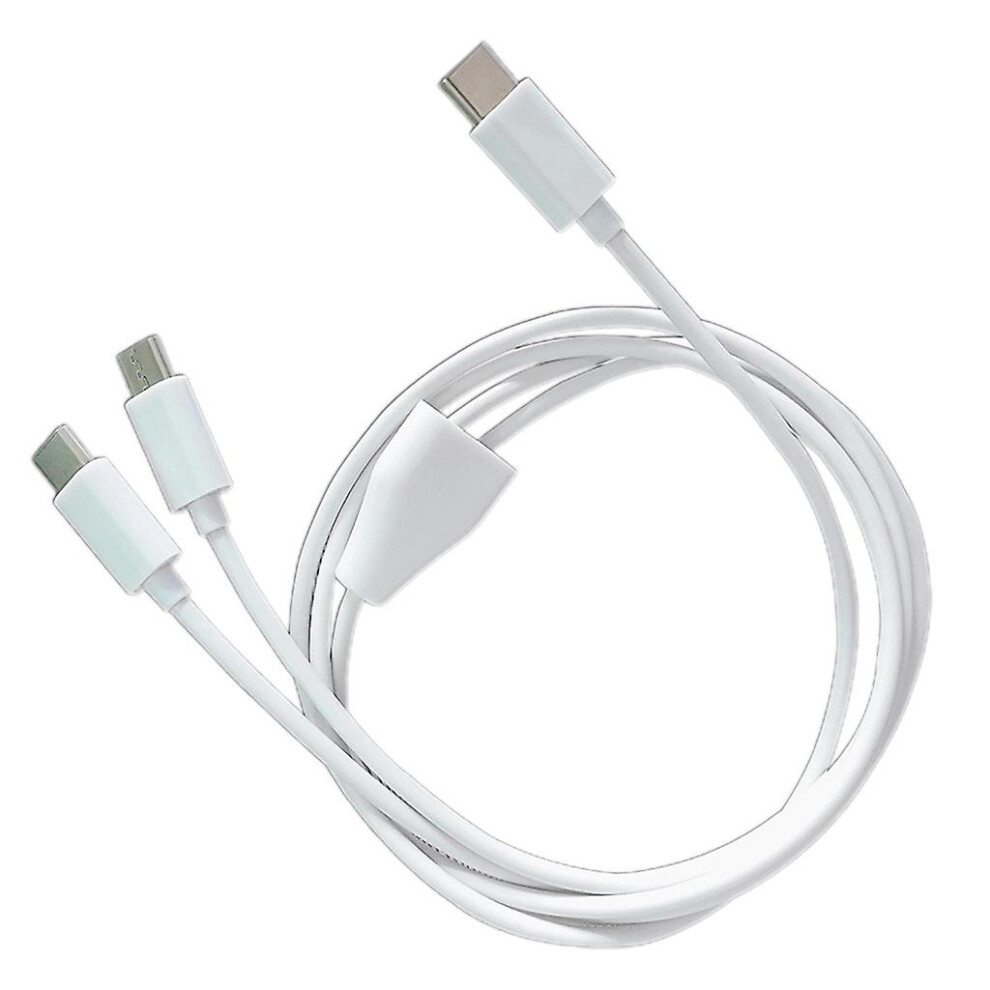 Type C To 2 Type C Charging Cables Male To Male For Working Office Home Use Gifts For Family Friends Mother Dad