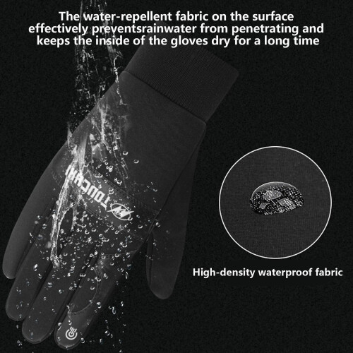 Usb Heated Gloves Waterproof Rechargeable Touchscreen Skiing Gloves For Men 1