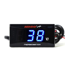 (Blue Color) Motorcycle Koso Water Temperature Gauge Mini Meter Thermometer Moto Universal For Xmax300 Cb400 Mt 07 09 Sensor Scooter Racing
