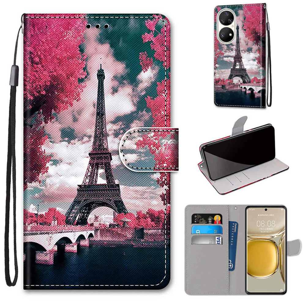 Case For Huawei P50 Pro Eiffel In Autumn Mobile Case 4814699155561