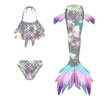 (GB62, 110cm) Children's Mermaid Swimsuit Mermaid Tail Swimsuit