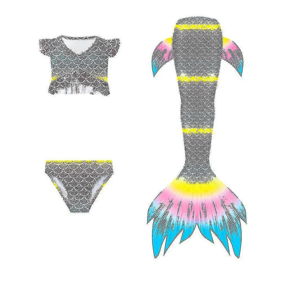 (Gb59, 110Cm) Children's Mermaid Swimsuit Mermaid Tail Swimsuit Not,Specified