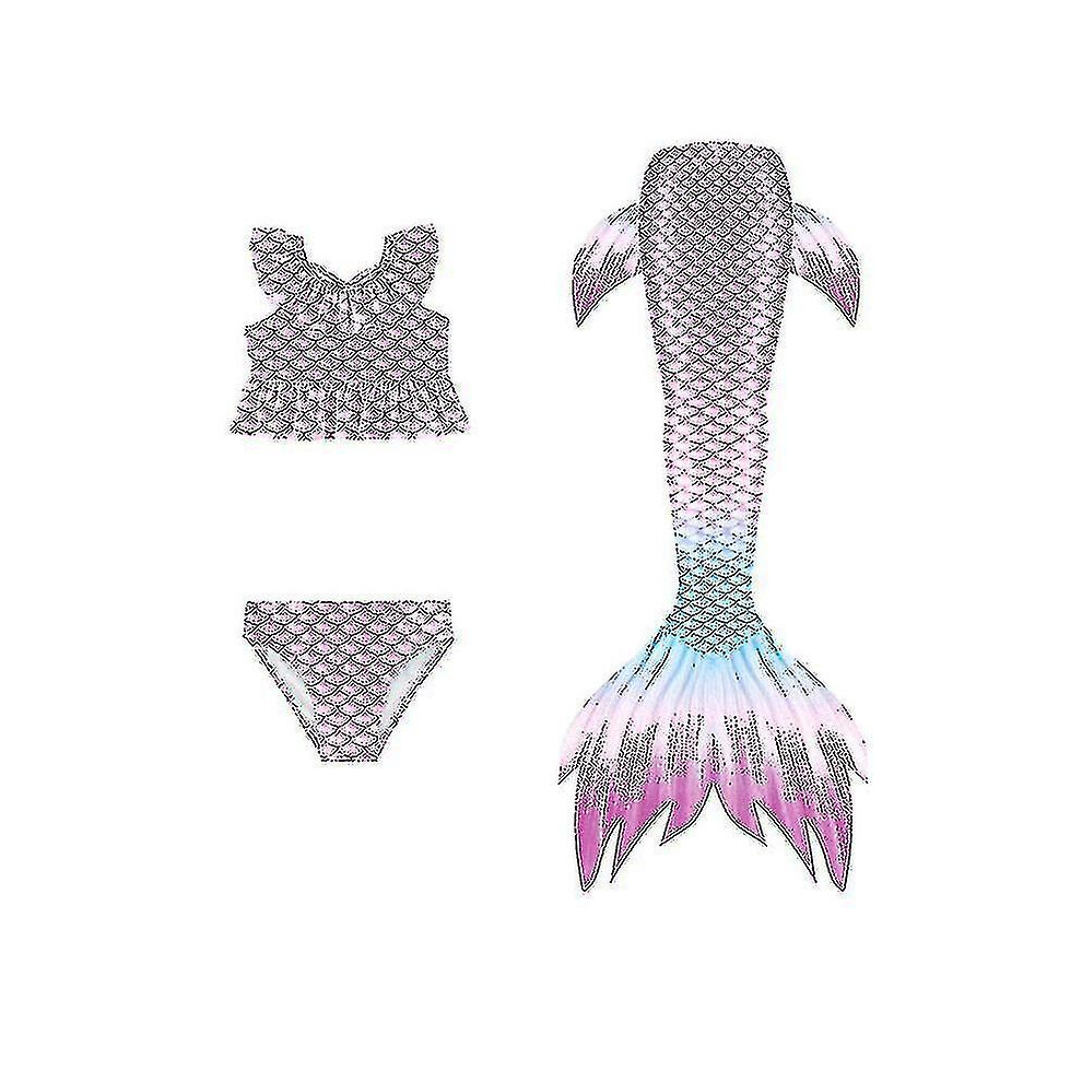 (Gb70, 120Cm) Children's Mermaid Swimsuit Mermaid Tail Swimsuit Not,Specified