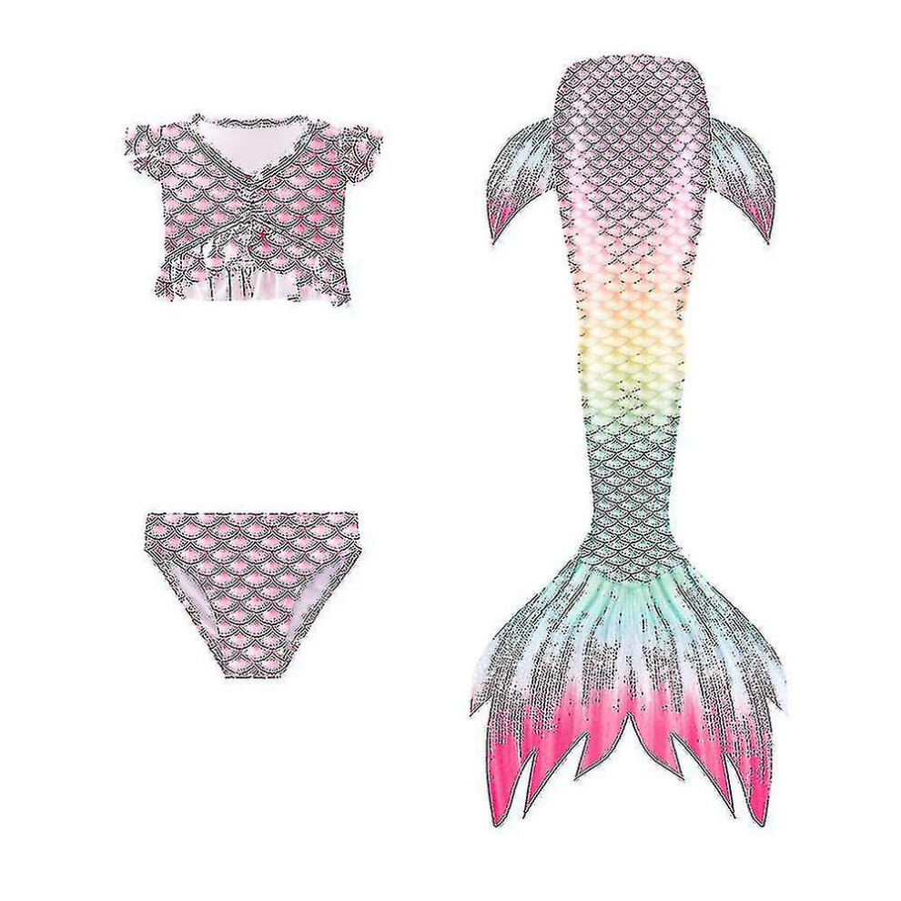 (Gb51, 150Cm) Children's Mermaid Swimsuit Mermaid Tail Swimsuit Not,Specified