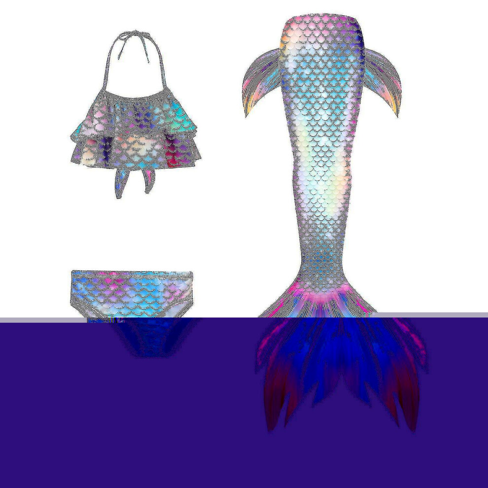 (Gb63, 110Cm) Children's Mermaid Swimsuit Mermaid Tail Swimsuit Not,Specified