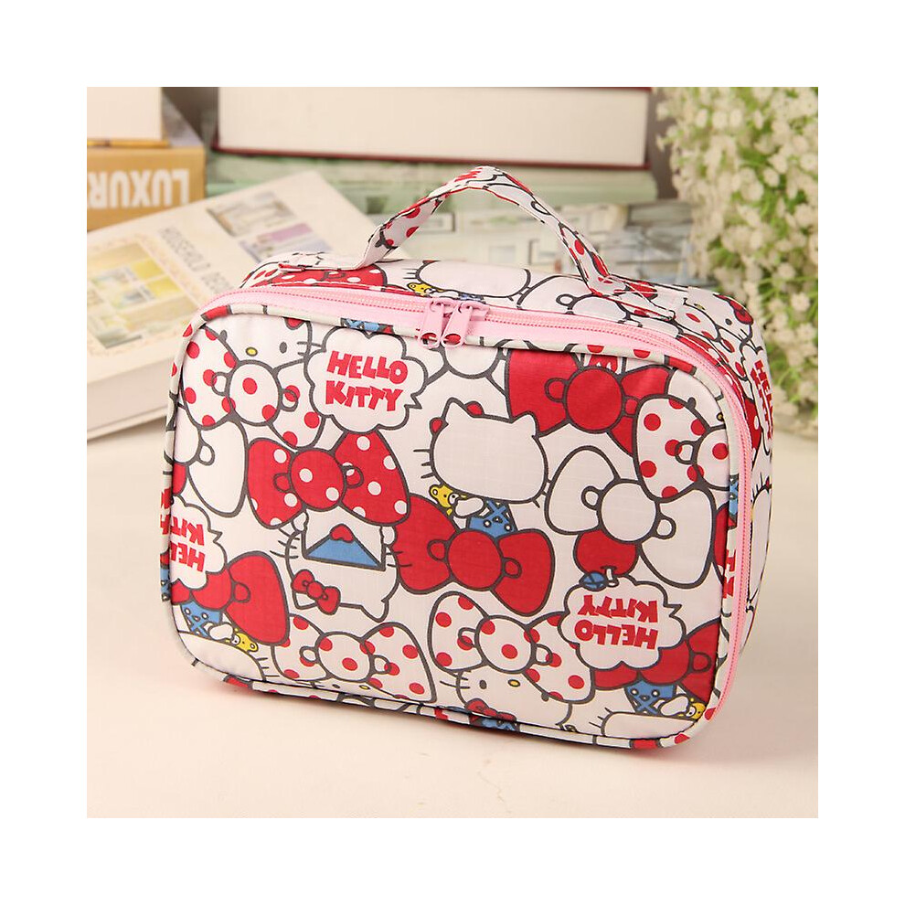 (24cm Sanrios Kawaii Cute Cinnamoroll Hello Kittys My Melody Cosmetic Bag Cartoon Washing Bag Storage Bag Organizing Bag) 24cm Sanrios Kawaii Cute Cin