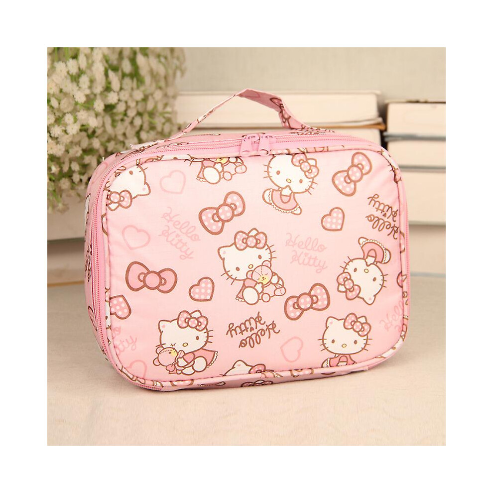 (24cm Sanrios Kawaii Cute Cinnamoroll Hello Kittys My Melody Cosmetic Bag Cartoon Washing Bag Storage Bag Organizing Bag) 24cm Sanrios Kawaii Cute Cin