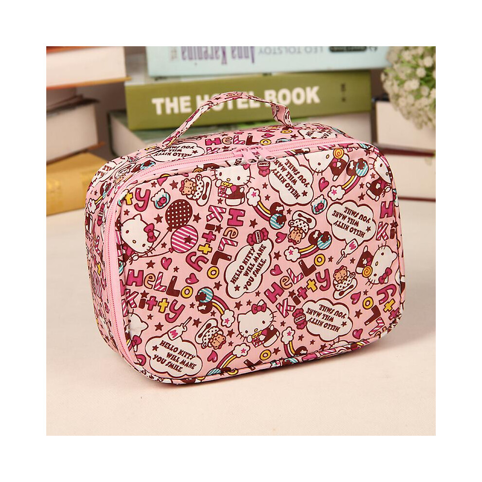 (24cm Sanrios Kawaii Cute Cinnamoroll Hello Kittys My Melody Cosmetic Bag Cartoon Washing Bag Storage Bag Organizing Bag) 24cm Sanrios Kawaii Cute Cin