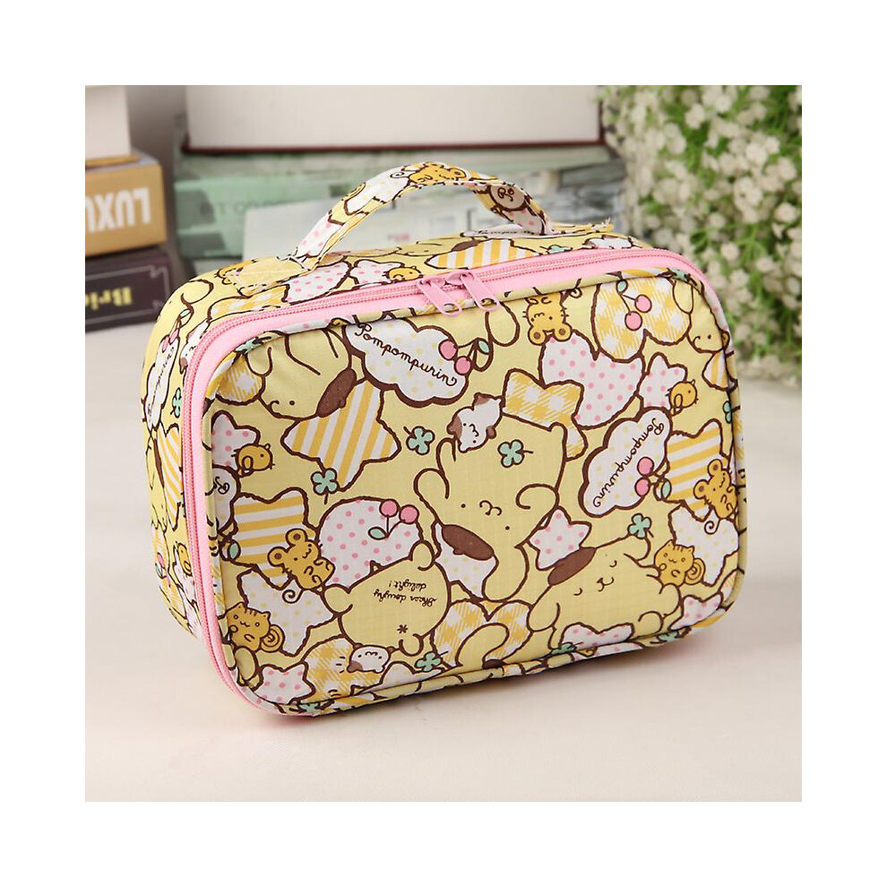 (24cm Sanrios Kawaii Cute Cinnamoroll Hello Kittys My Melody Cosmetic Bag Cartoon Washing Bag Storage Bag Organizing Bag) 24cm Sanrios Kawaii Cute Cin
