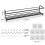 4 Pack Kitchen Shelf Spice Rack Wallmounted Storage Organizer Cupboard Stand 2