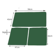(Bottle Green ) Replacement Cushions Set Rattan Garden Furniture