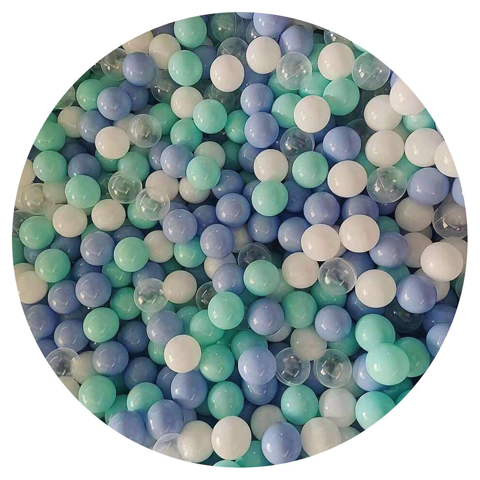 100pcs Children's Toy Balls Odor-free Elastic Safe Thickened Large Size Color Cognition Multicolor Macaron Color Pit Balls Swimming Pool Toy