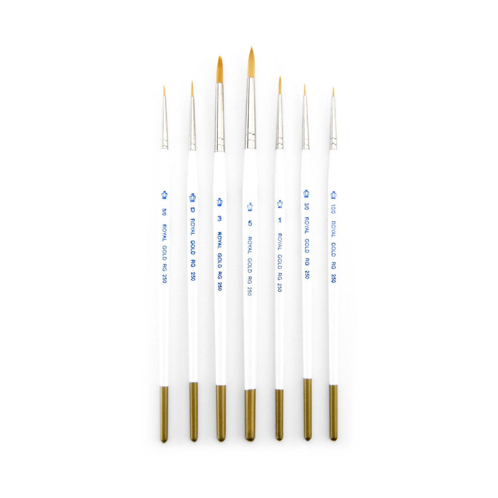 Royal & Langnickel Gold Rset-Amd | Royal 7Pc Detail Brush Set
