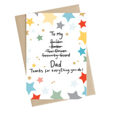 Thanks For Everything You Do! Dad Greeting Card Art Of Brilliance Range Cards
