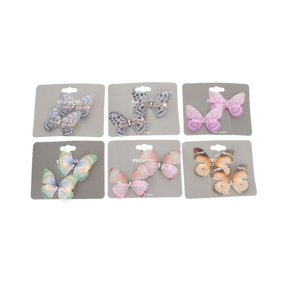 12pcs Butterflies Hair Clip