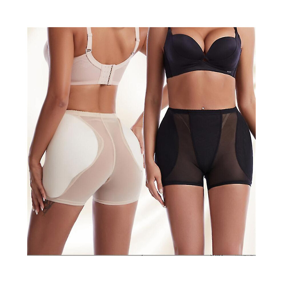 (, S) Mimigo Women's Butt Lifter Shapewear Hip Pads Enhancer Panties Shaper Boyshort Black
