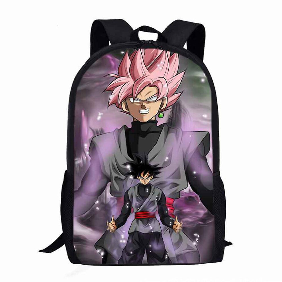 (A) Dragon Ball Backpack Kids Boys Girls Elementary Preschool Student School Bags Gifts