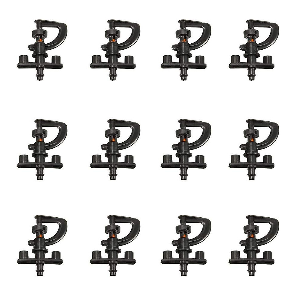Irrigation Sprinkler,360 Rotating G Type Micro Sprinkler Nozzle Garden Plant Irrigation Atomizing Provide(12)
