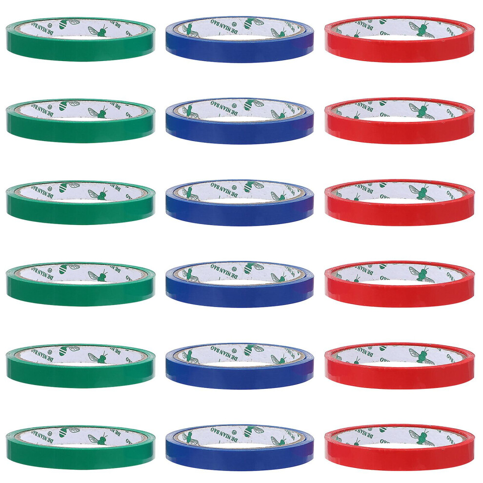 18 Pcs Clear Bag Sealing Tape For Supermarket Stainless Bag Sealing Machine