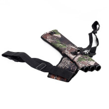 (COLOR) Archery Back Arrow Quiver Holder - Adjustable Quivers For Arrows, For Bow Hunting And Target Practicing