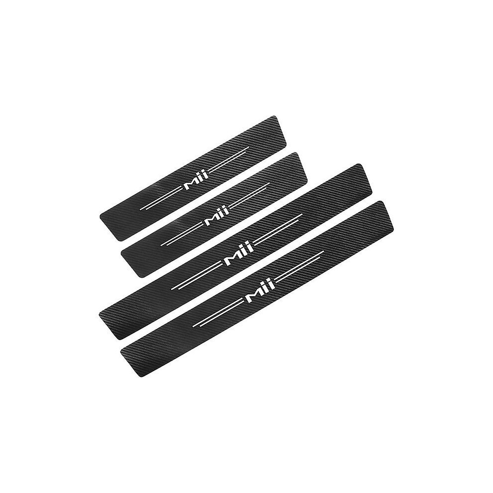 (For Mii, White) Car Door Sill Stickers Protective Accessories For Seat Ibiza Leon Arona Altea Ateca Tarraco Alhambra Arosa Exeo Mii Toledo Black/White 9408999179560