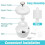 4pcs Water Fountain Filter Dog Drinking Dispenser Filter Water/loop Filter Automatic 4
