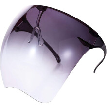 (Grey, Child) Clear Face Shield Mask Googles Sunglasses Visor Anti-fog Transparent Glasses Protective Eyewear