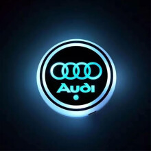 (Audi) Car Coaster For Cup Holder Anti Slip Odorless Cup Holder Coaster For Drinks Absorb Water Drops