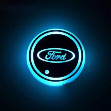 (Ford) Car Coaster For Cup Holder Anti Slip Odorless Cup Holder Coaster For Drinks Absorb Water Drops