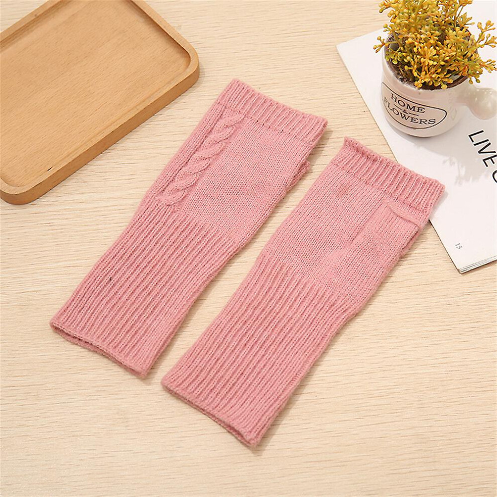 (pink) New Factory Seconds Cashmere Fingerless Gloves From Turtle Doves
