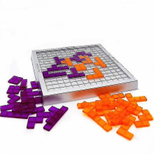 Family Fun Recreation Two-Player Parent-Child Strategy Board Game – Blokus-Style Puzzle for Family Bonding