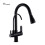3 Way Modern Matt Black Chrome Drinking Brass Mixer Tap Filter Black Pull Out Kitchen Sink Faucets 3