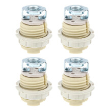 4 Pcs E12 Socket G9 Lamp Holder G9 Chandelier Lampholder Lamp Socket Replacement Light Bulb Plug Adapter G9 Ceramic Lamp Holder