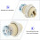 4 Pcs E12 Socket G9 Lamp Holder G9 Chandelier Lampholder Lamp Socket Replacement Light Bulb Plug Adapter G9 Ceramic Lamp Holder 4