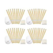 40-Pack Beeswax Ear Candles — 9-Inch Natural Ear Cleaning Candles for Wax Removal, Ear Candling Kit