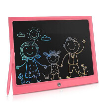 (Pink) Toys For 3 4 5 6 7 8 Years Old Girls Boys, Lcd Writing Tablet 15 Inch Doodle Board, Electronic Drawing Pads Drawing Tablet, Educational Birthday Gift