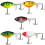 5pcs With Floating Whopper Plopper Fishing Lures Rotating Tail Eco-friendly 1