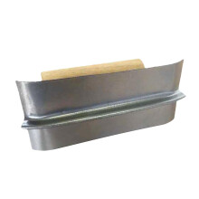 (B) Concrete Hand Edger Comfortable Grip Sturdy Plaster Trowel Stainless Steel For Stucco Cement Masonry DrywallRUYUU